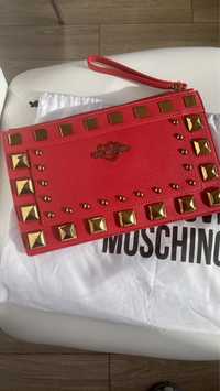 *ТОП* Чисто нов Червен клъч на LOVE MOSCHINO