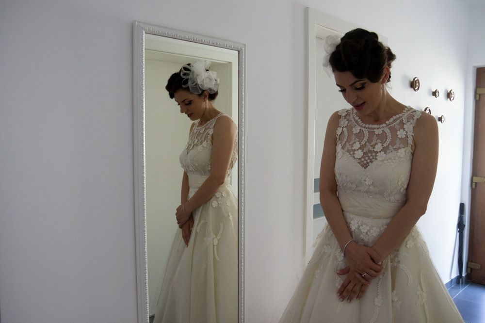Rochie mireasa stil vintage/boho