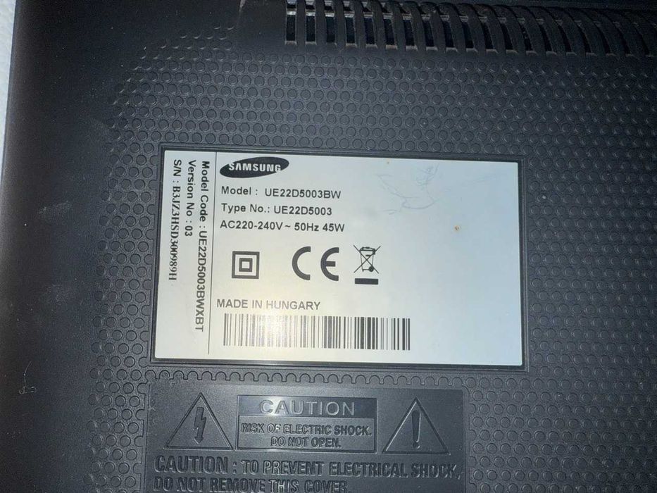 Samsung UE22D5003BW TV