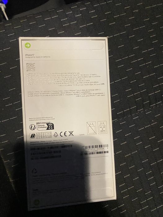 Iphone 17  256 gb verde