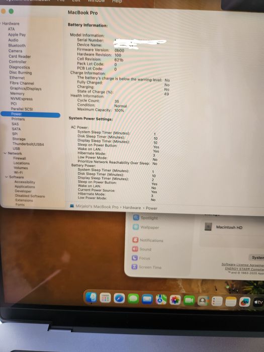 Macbook pro m4 14 inch 16/512 GB