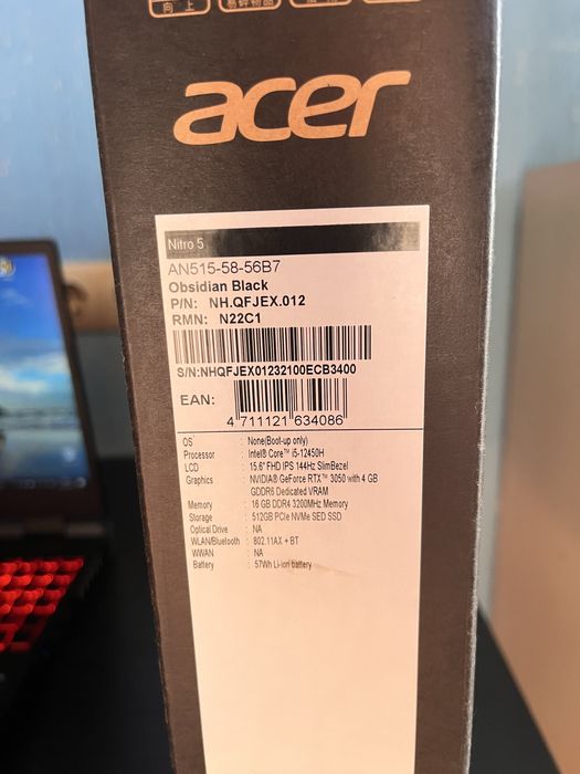 Лаптоп Acer NITRO 5