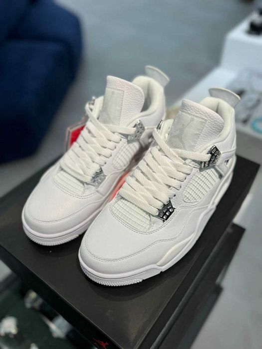 #LIVRARE 4.99 RON# Jordan 4 Pure Money Metalic Silver Editie Limitata