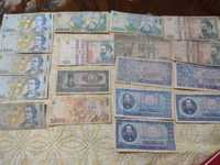 Colecție de bancnote și monede Romania,Polonia, Bulgaria America