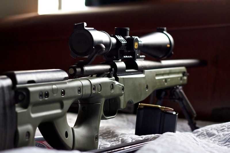 Pusca FOARTE PUTERNICA Din Metal Airsoft NOUA(Model Cu Arc LUNETA) Ful