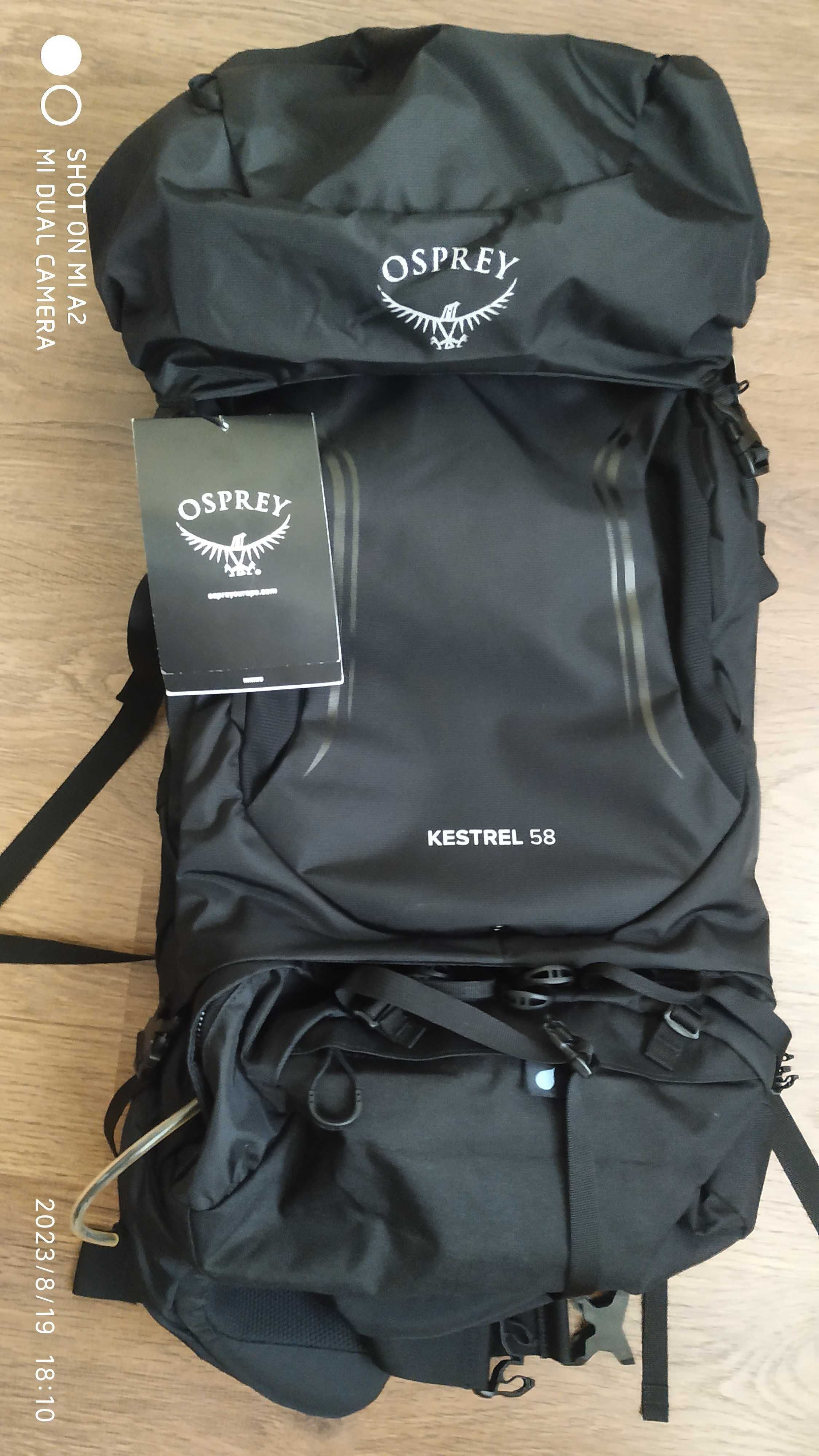 Osprey Kestrel 48,58 black