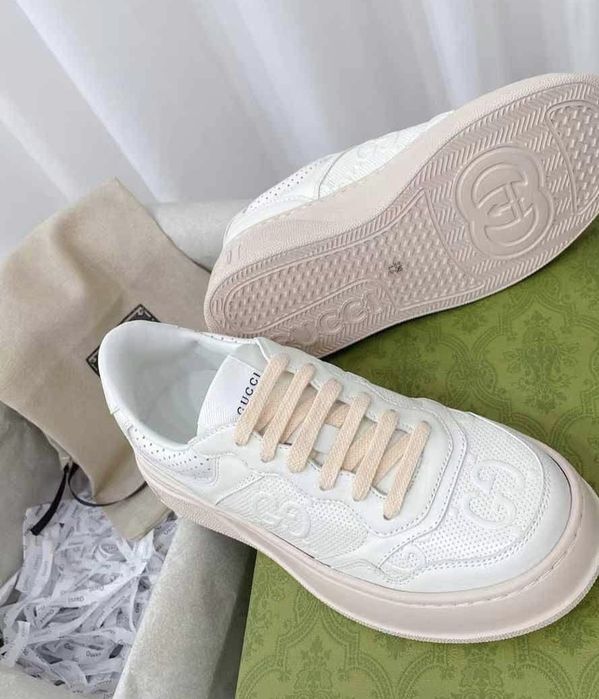 Adidași Gucci dama - piele ^ model nou .