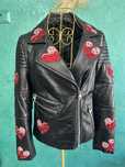 Geacă din Piele Autentică Philipp Plein - 2500 Lei