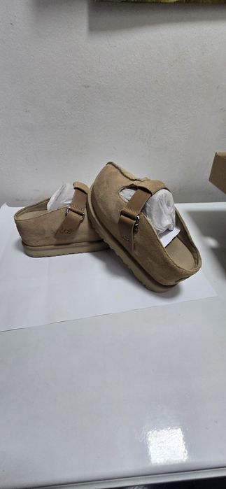 UGG saboți din piele întoarsă