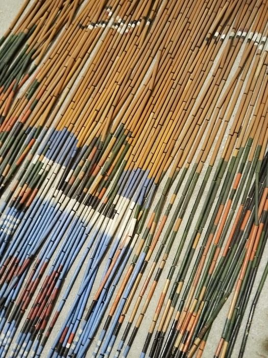 Винтидж бамбуково перде