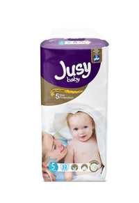 Детские подгузники Jusy baby упаковка Junior 11-25 кг, 52 шт