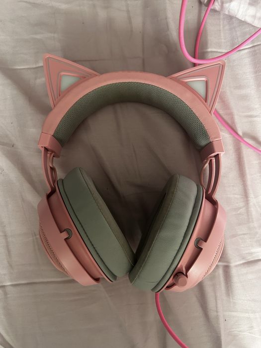 Наушники razer kraken kitty edition quartz розовый