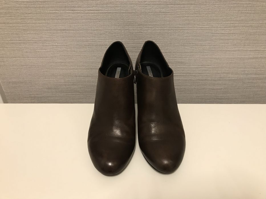 Ботуши естествена кожа н.40 черни