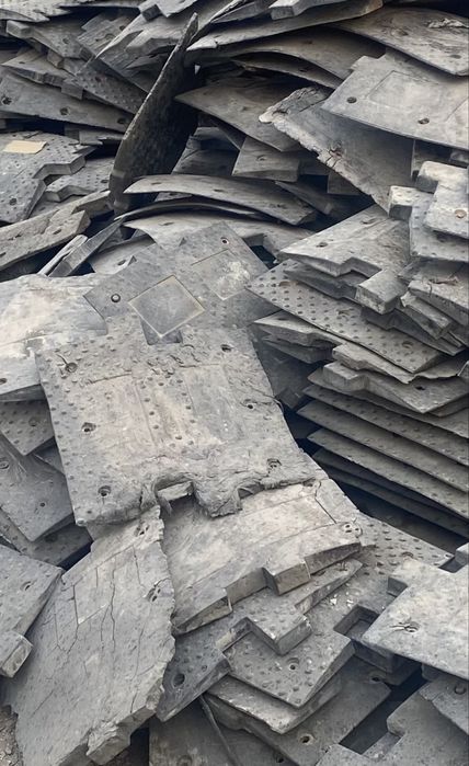 Резина б/у отработаные лежачие полицейские