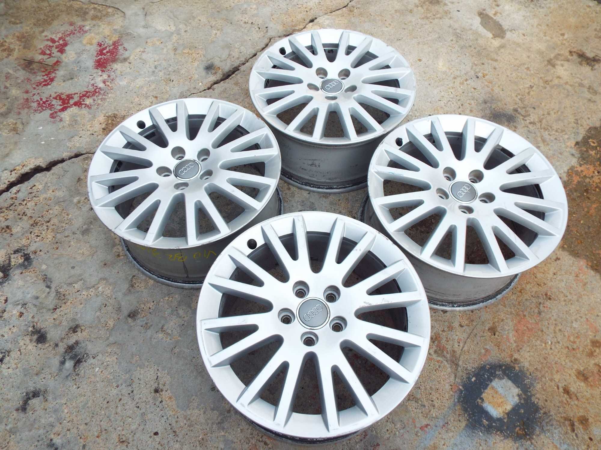 vand 4 jante de aliaj 5x112 pe 17" originale audi pret 1000ron toate4