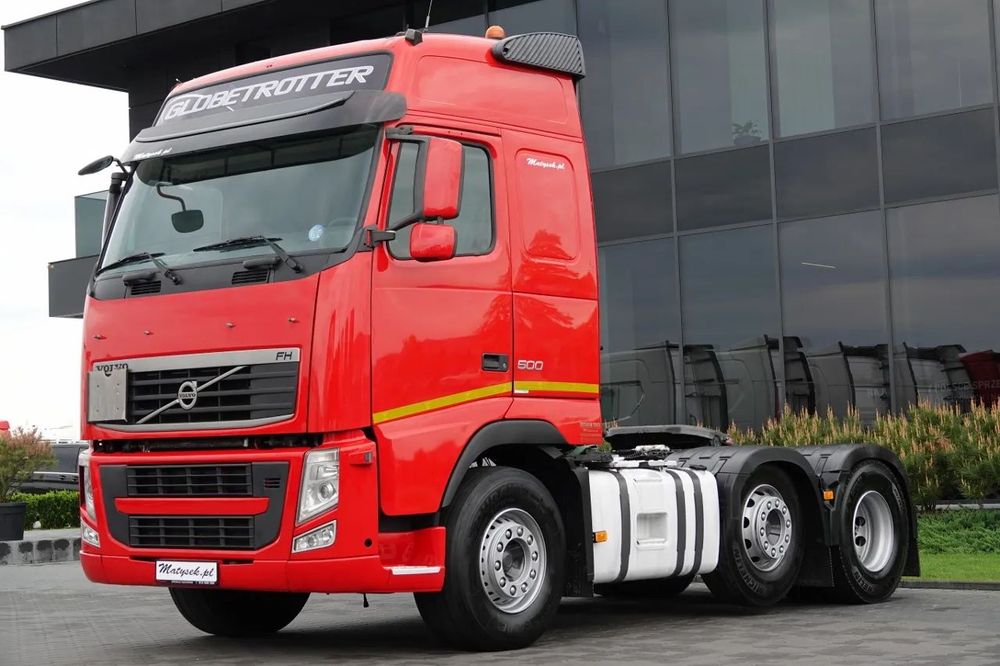 Volvo FH 500 / PUSHER / Tractor cu 3 axe / FULL ADR / RETARDER / AXIE DE RIDICARE ȘI DE DIRECȚIE / IMPORTAT