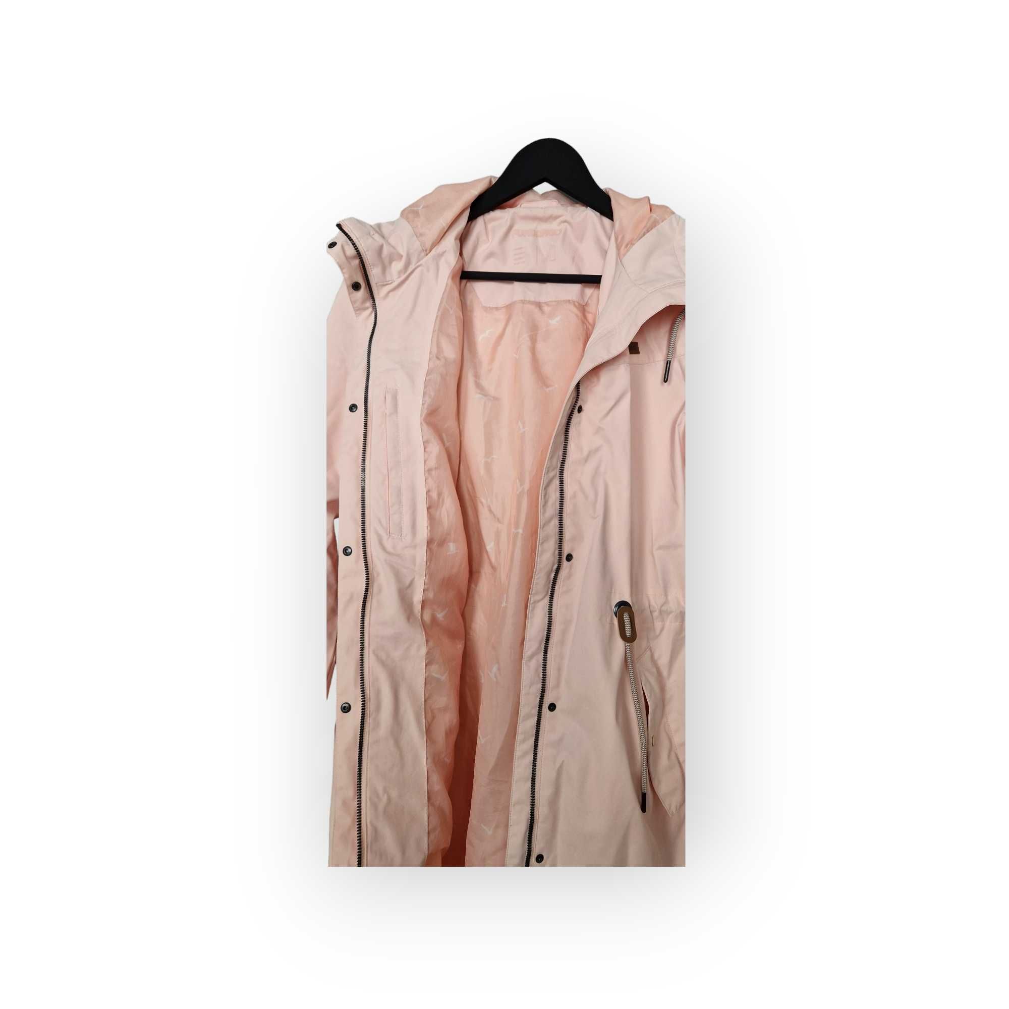 Geaca parka roz pastel Fundango