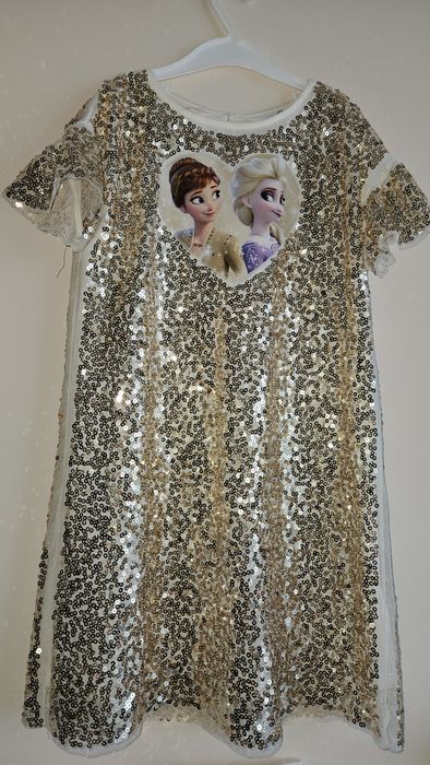 Рокля за момиче 6-8 г. H&M с Elsa и Anna