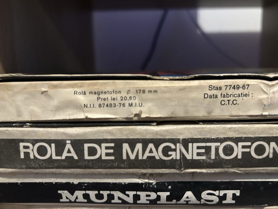 Role magnetofon romanesti Munplast 18cm