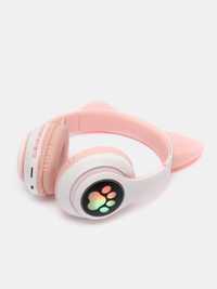Беспроводные наушники со светящимися ушками Cat Ear STN-28 с Bluetooth