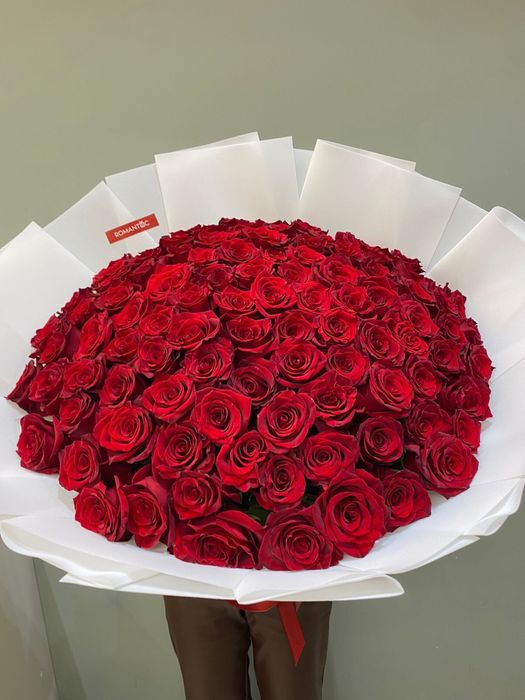 Розы 101шт ,свежие