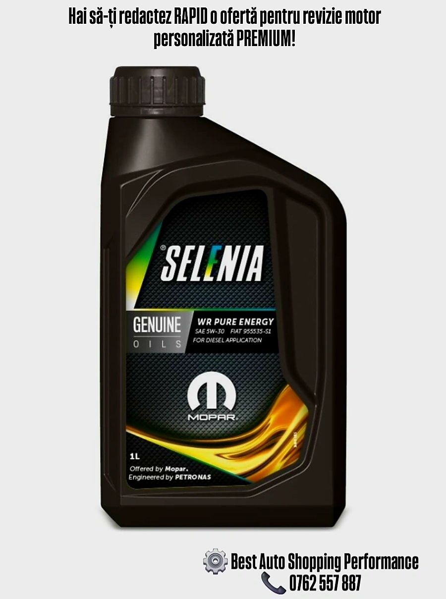 Ulei motor SELENIA WR PURE ENERGY 5W30 - 5L și 1L