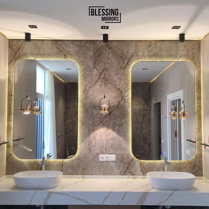 Зеркало дляванной Led Лед Ойна с
подогревом.p