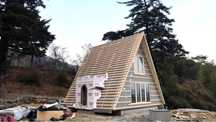 Cabane tip -Aframe pe structura de lemn