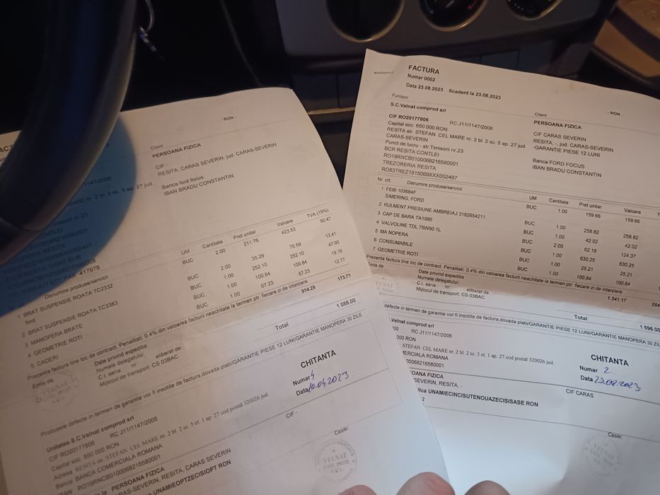 Ford Focus inmatriculat 2010 benzina-1.8, 200.000 km REAli!