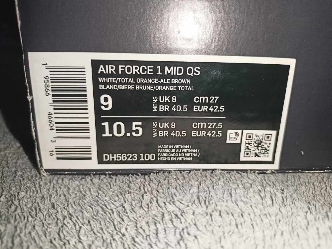 Nike Air force 1 mid ale Brown