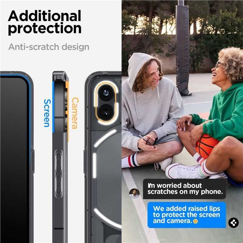Калъф за Nothing Phone (2) Spigen Hybrid Smoked