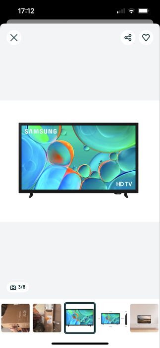 NOU!!! TV Samsung Smart 32” - 80cm