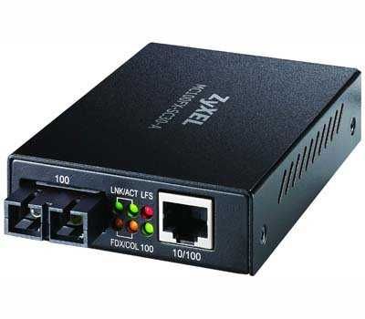 ZyXEL MC100FX-SC30-A медиа-конвертер 100Base-TX в 100BASE-FX 30 км, SC