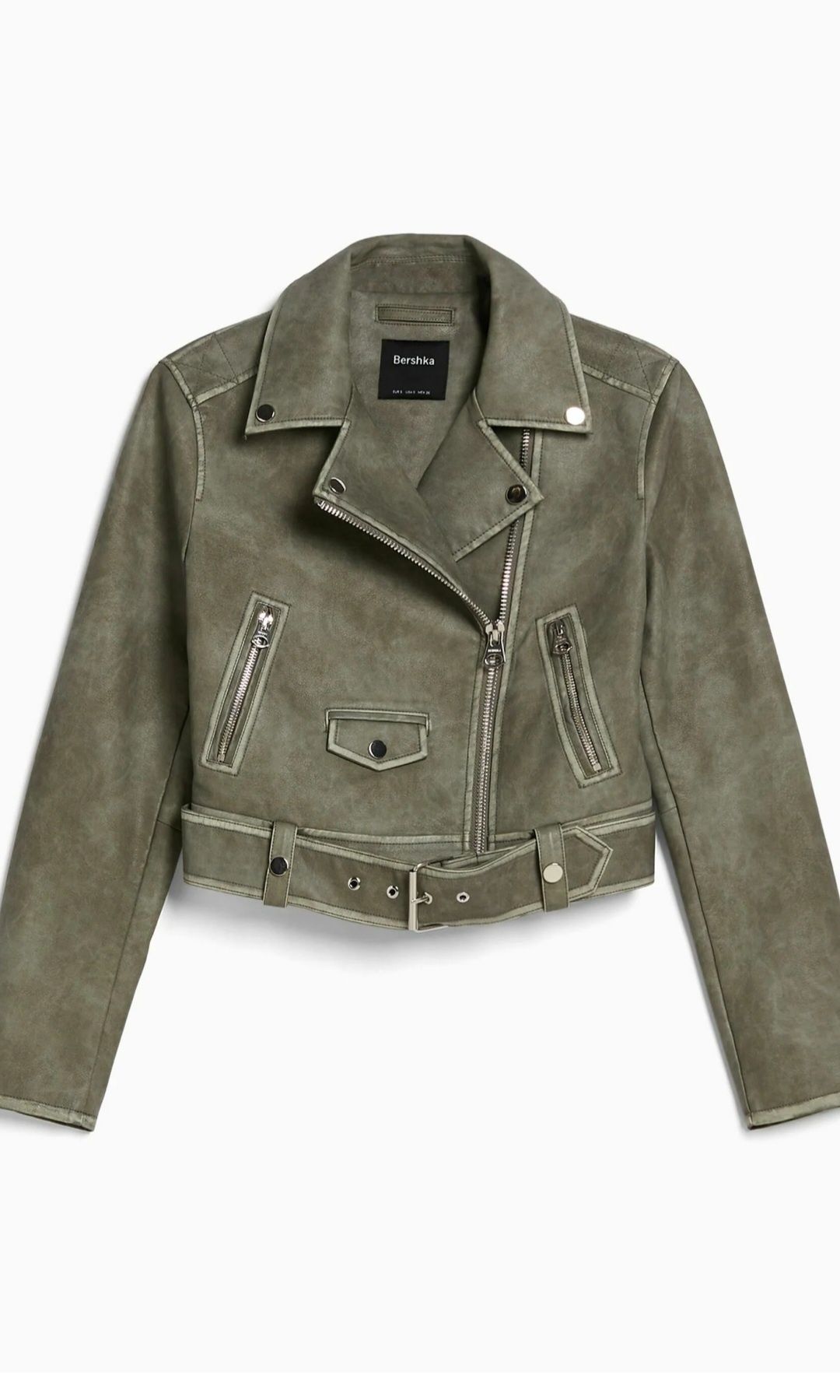 Кожено яке на Bershka размер XS