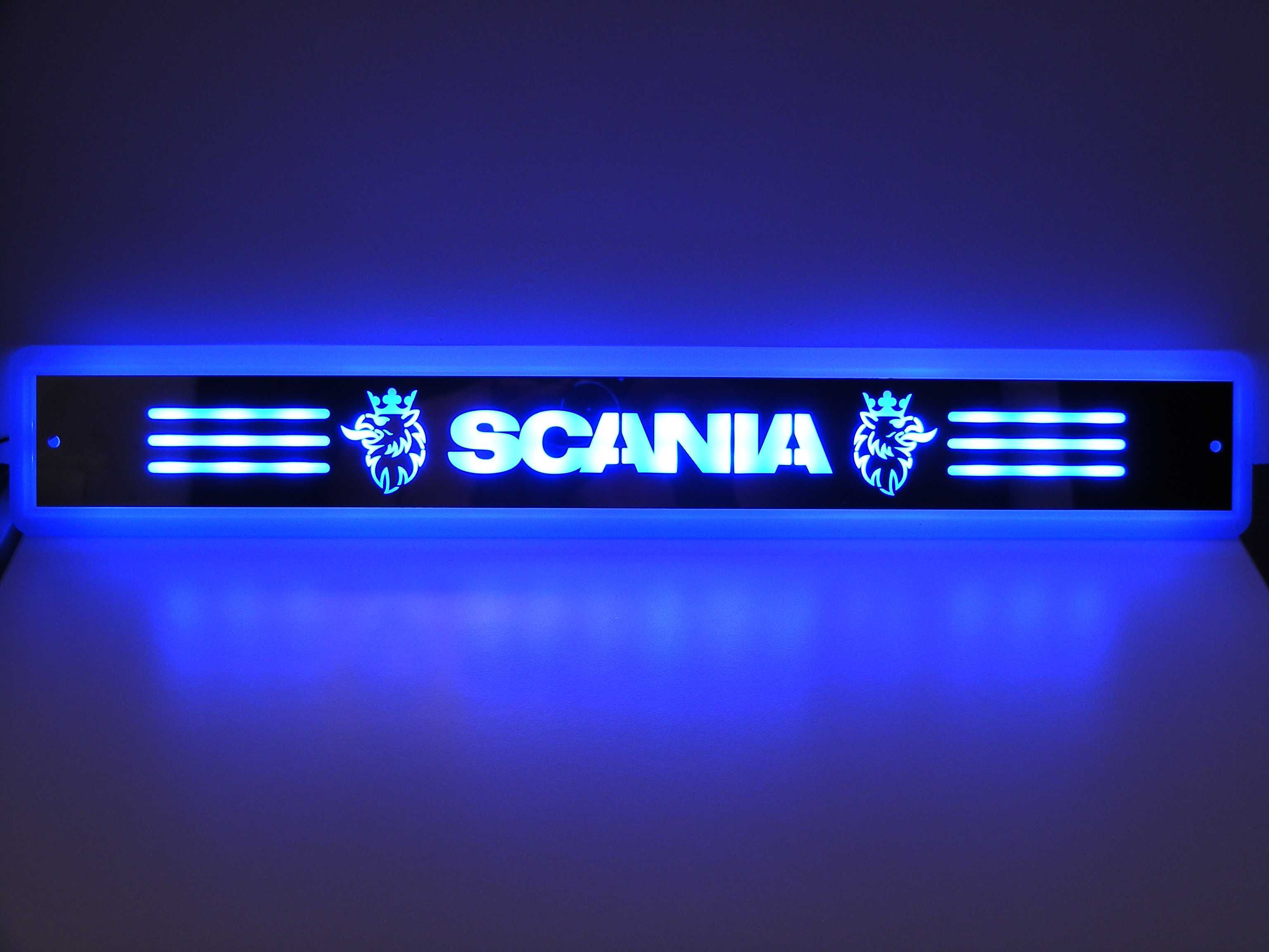 24V 36 LED Светеща табела емблема СКАНИЯ SCANIA червено НОВА Турция