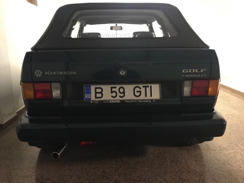 Se vinde VW Golf stare exceptionala certificat Retromobil Club Romania