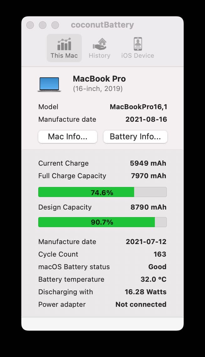 MacBook Pro 16 I9 2019 podus si ACTIVAT 2021 Impecabil!