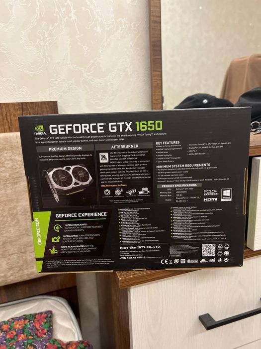 MSI GeForce GTX 1650 Ventus XS OC (OCV1 Edition).