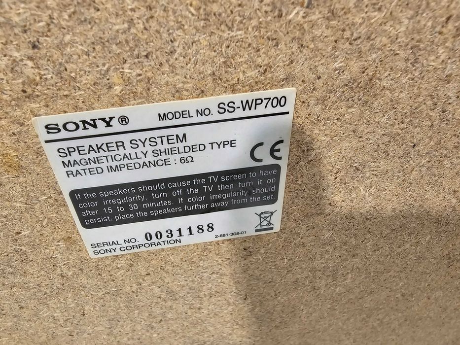 Sistem 2.1 pasiv SONY 2x SS-MSP700 SS-WP700