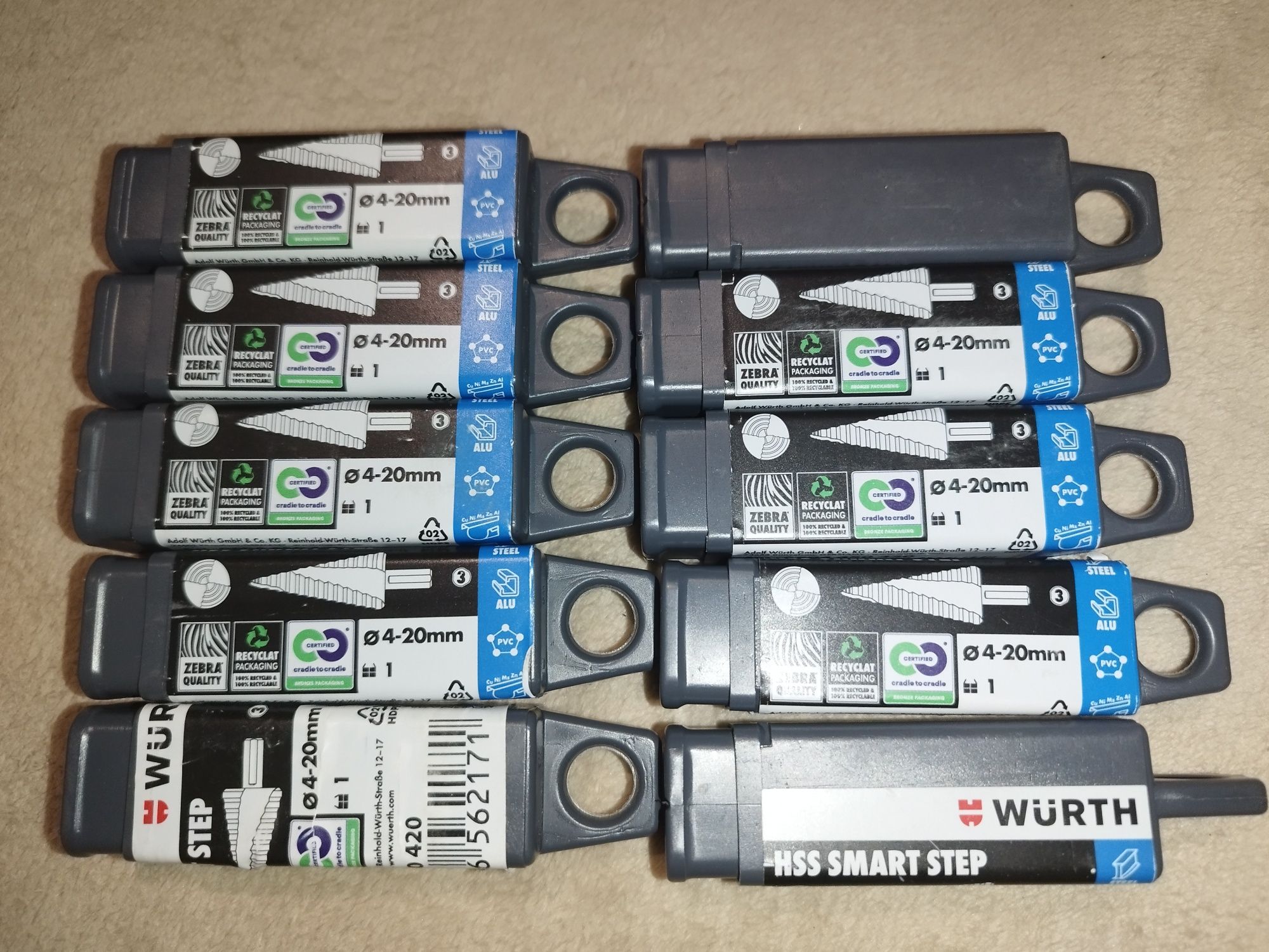 Свредла WÜRTH HSS Smart Step