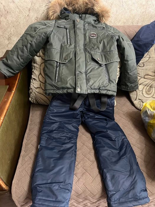 зимний костюм на мальчика 104-110 Русланд