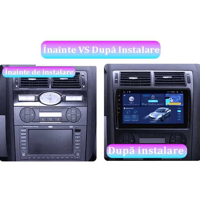 Navigatie Ford Mondeo 3 2000-2007, 4GB RAM/64GB ROM, Android14