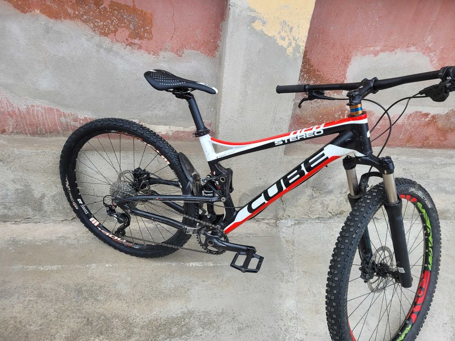 Bicicleta mtb full suspensione cube