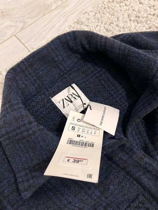 ZARA Jachetă din Flanelă