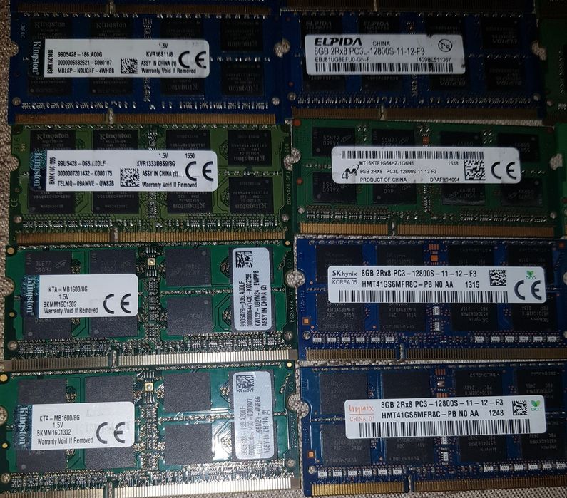Kit memorie 2x4Gb 2x8Gb Ddr3 L laptop.. ieftin
