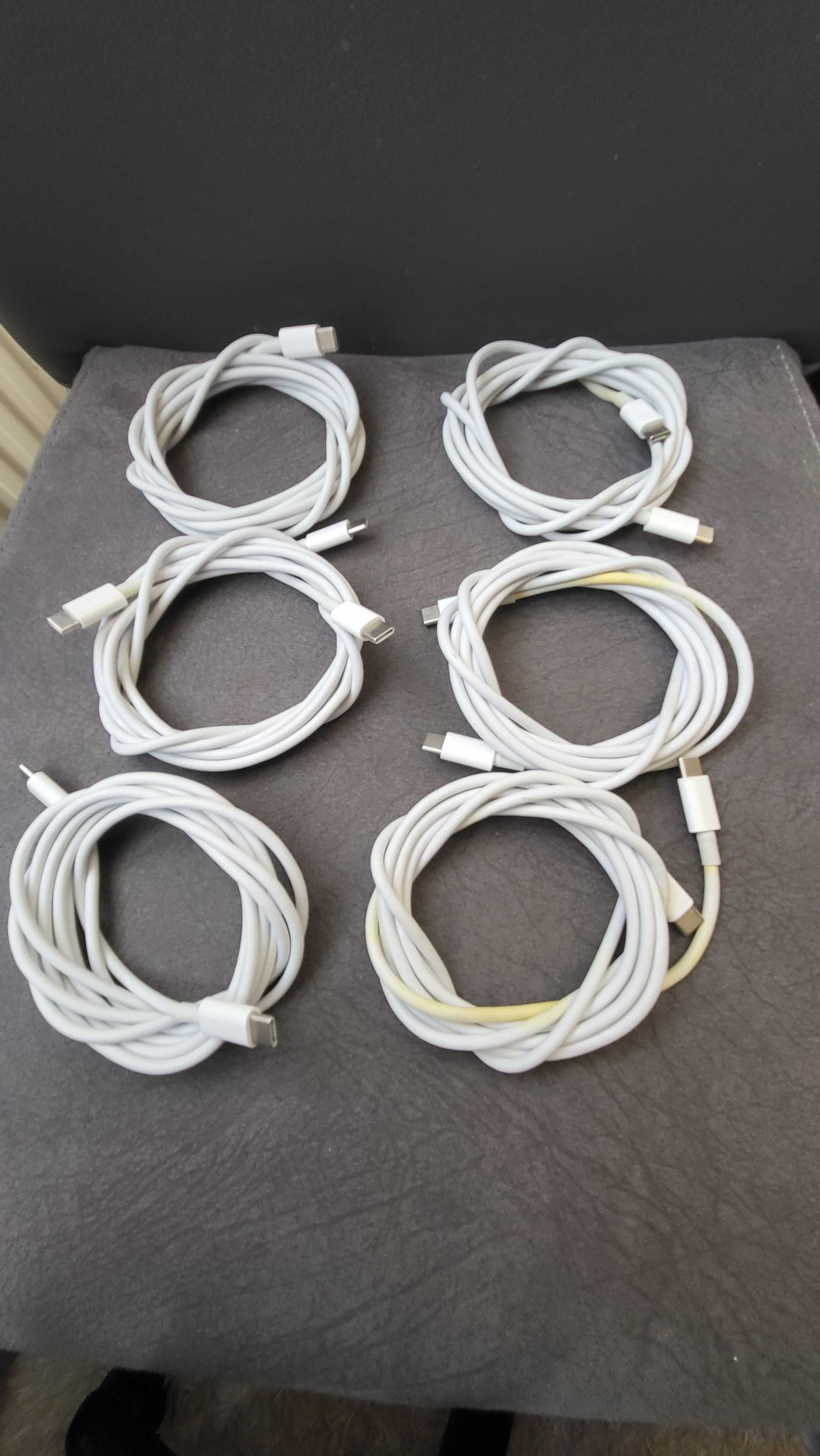 Cablu date APPLE  Gros , USB-C - USB-C, 240W, 2m, alb  de la 50-70 lei