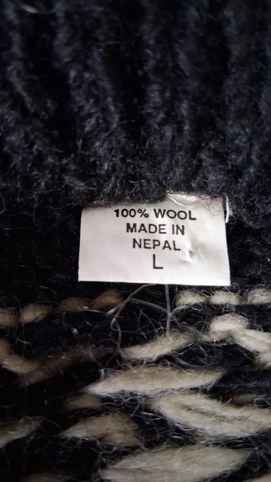 Pullover  lana naturala marime L