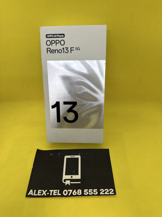 Alex-TEL® OPPO Reno13 F 256GB 8GB-Ram 5G Dual Sim Grey Sigilat Nou