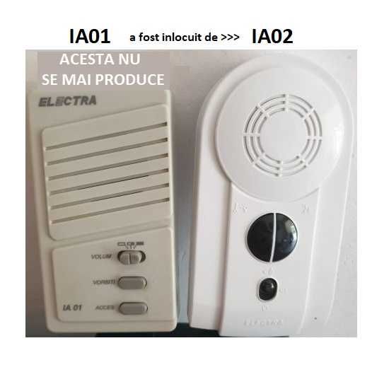 Interfon post interior ELECTRA IA02 AUDIO semiduplex compatibil IA01