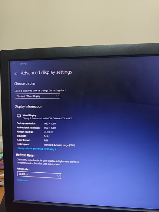Asus VS228DE – 21.5″ Full HD монитор + HDMI→VGA преходник